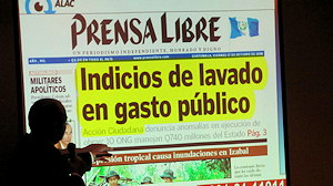 Manfredo Marroquin respresentante ALAC de Guatemala