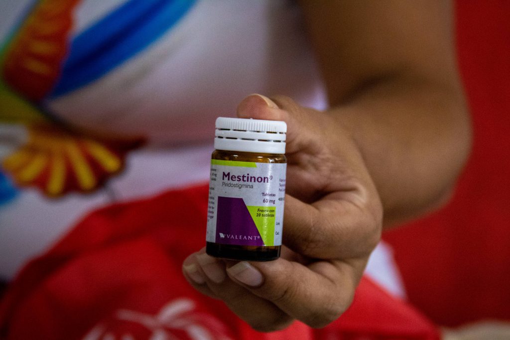Mestinon, medicamento que urge Shellby para salvar su vida