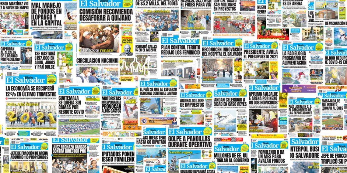 Las 400 portadas que Diario El Salvador regaló al bukelismo